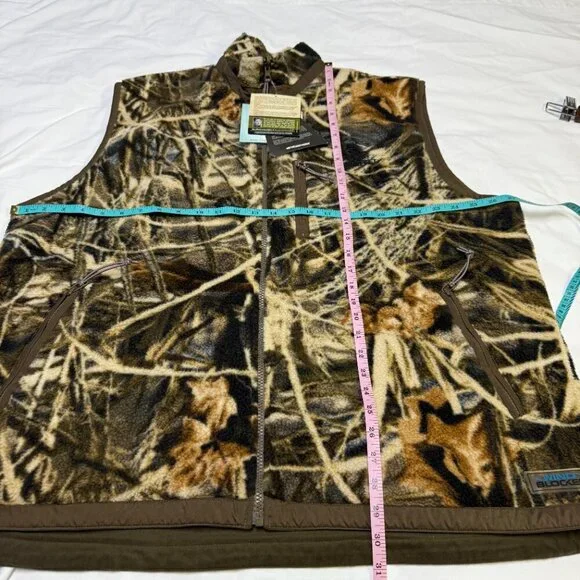 Whitewater Windblocker Vest Men’s XL Ducks Unlimited Camo NWT